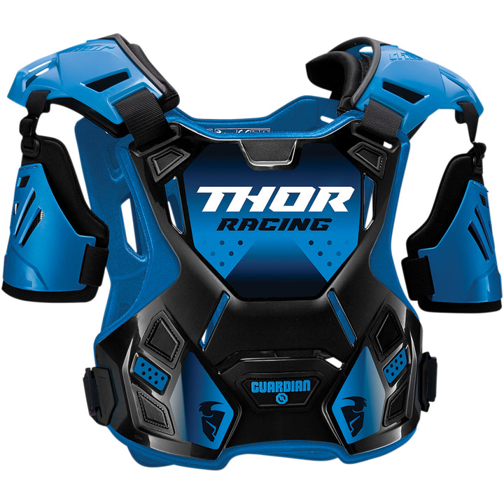 THOR Guardian Roost Deflector Blue/Black - Front View