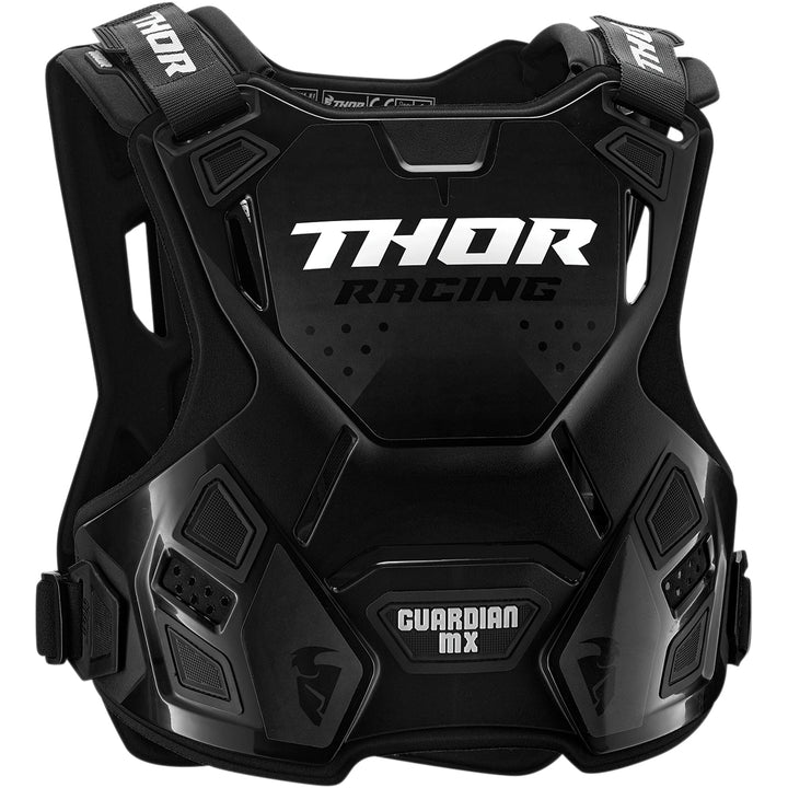 THOR Guardian MX Roost Deflector Charcoal/Black - Front View