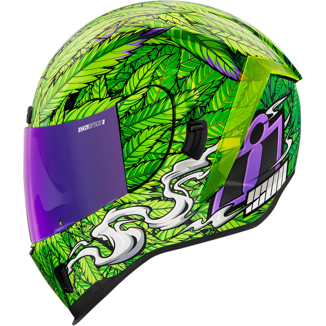 ICON Airform™ Ritemind Glow™ Helmet Green - Left Side View