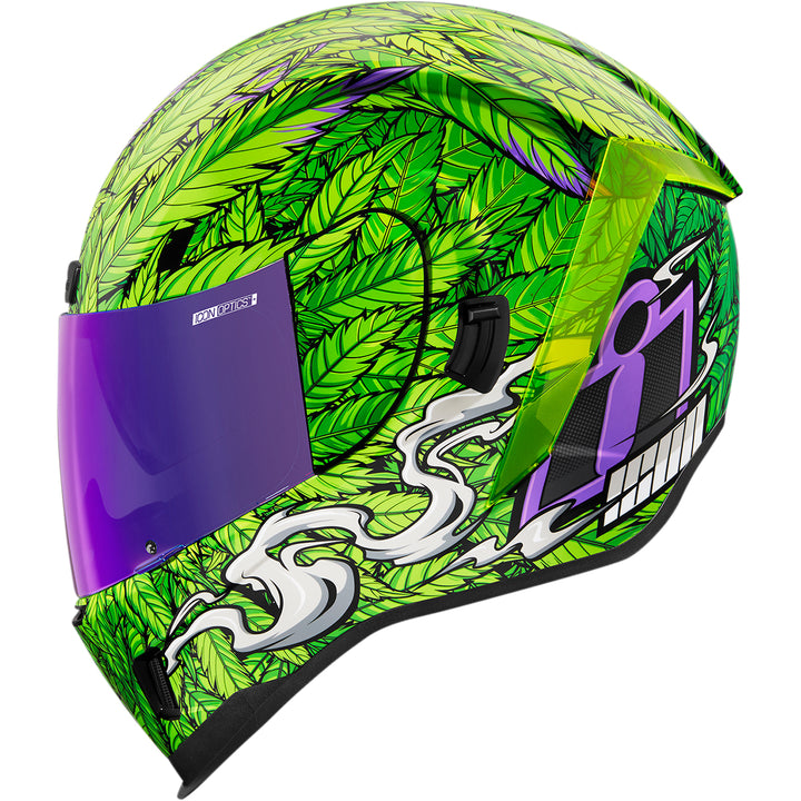 ICON Airform™ Ritemind Glow™ Helmet Green - Left Side View