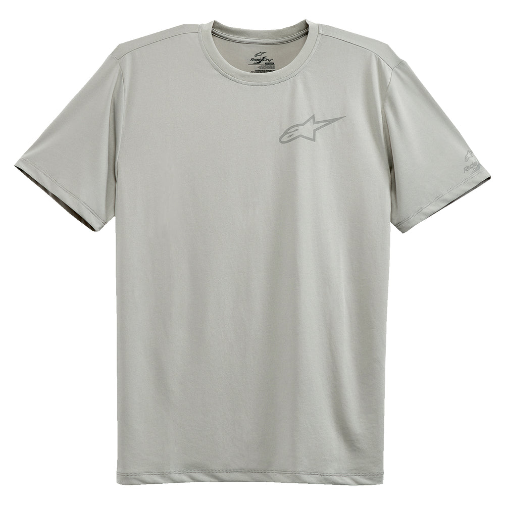 Alpinestars Pursue Performance T-Shirt Silver - Front View