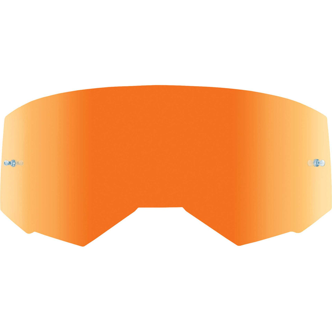 Fly '19 Single Lens Youth Orange Mir/Smk W/ Post - Front View