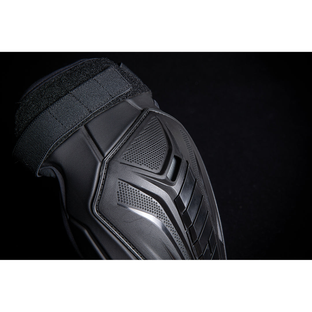 ICON Field Armor 3™ Elbows Black - Close-Up of Top Portion of Elbow Pad