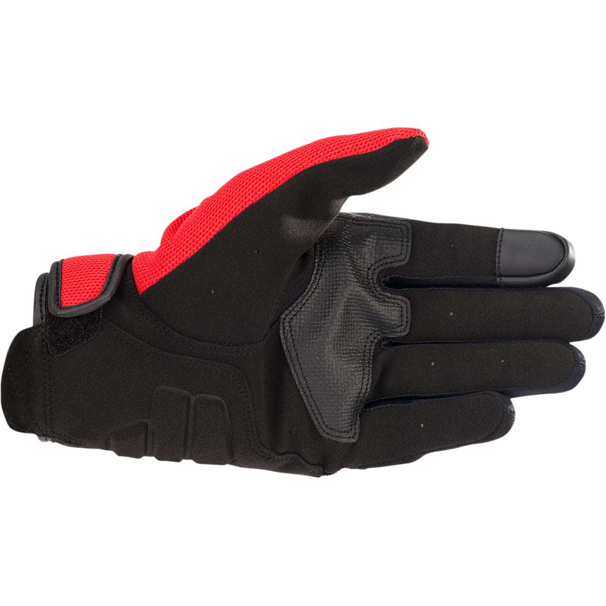 Alpinestars Honda Copper Gloves Black/Bright Red/Blue - Palm View