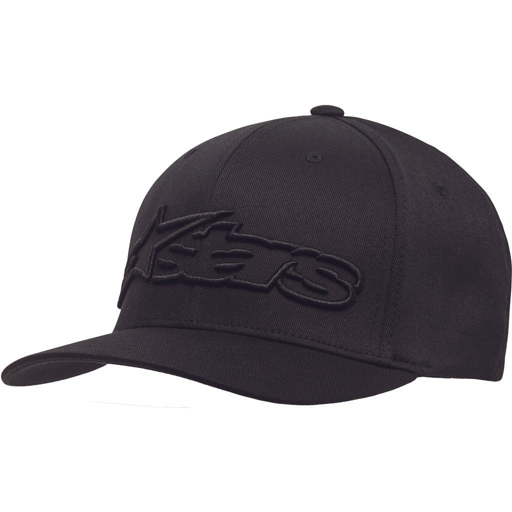 Alpinestars Blaze Flexfit Hat Black/Black - Front Side View