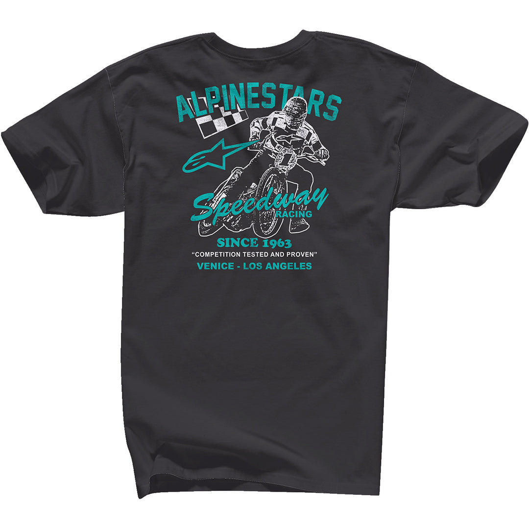 Alpinestars Speedway T-Shirt Black - Rear View
