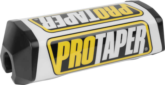 ProTaper 2.0 Square Handlebar Pad Black/White - Angled Front View