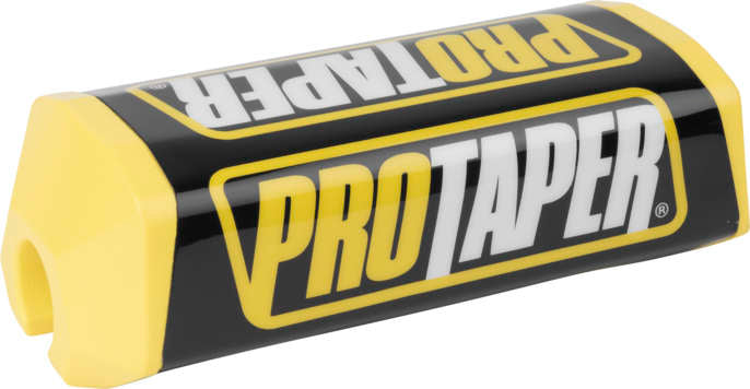 ProTaper 2.0 Square Handlebar Pad Yellow/Black - Angled Front View