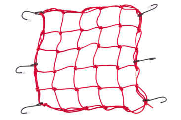 Bikemaster Motorcycle Stretch Net - Red - Spread Out View