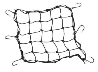 Bikemaster Motorcycle Stretch Net - Black - Spread Out View