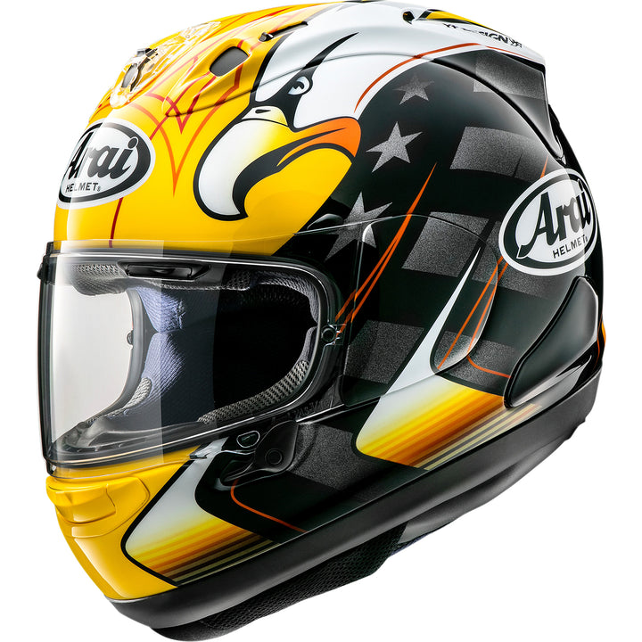 Arai Corsair-X KR-2 Helmet Black - Front Side View