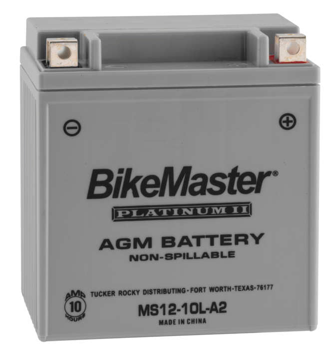 BikeMaster AGM Motorcycle Battery MS12-10L-A2 BM