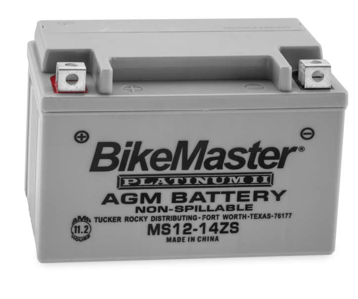 BikeMaster AGM Motorcycle Battery MS12-14ZS BM