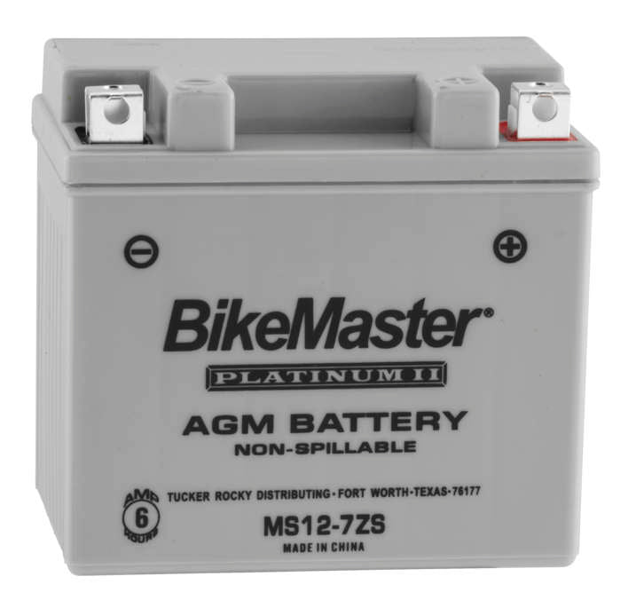 BikeMaster AGM Motorcycle Battery MS12-7ZS BM