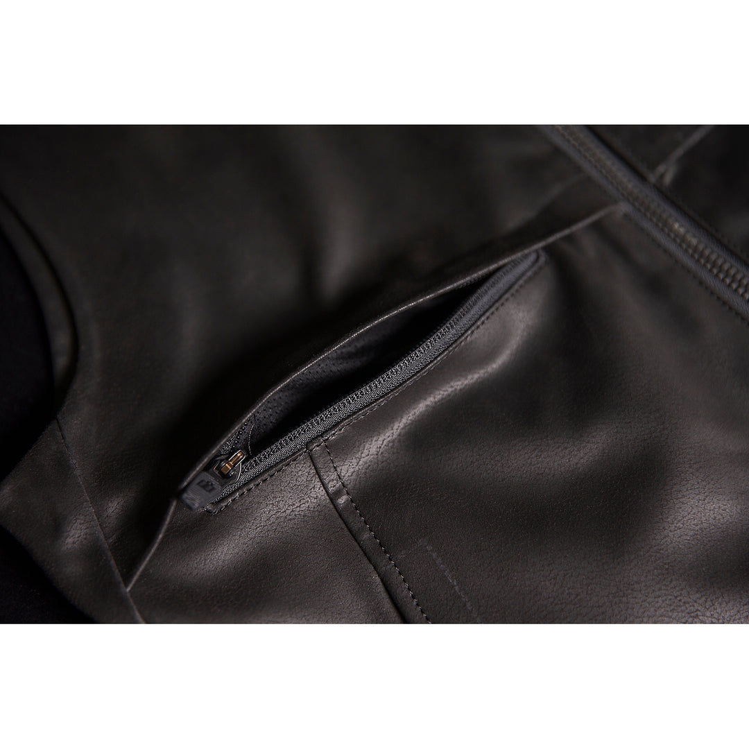 ICON Backlot Vest Black - Close-Up of Open Right Chest Pocket