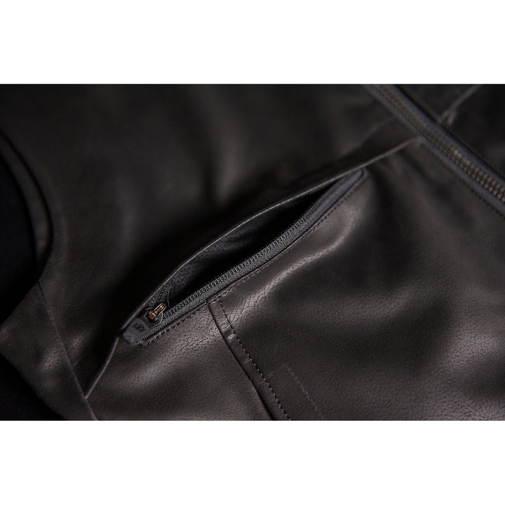 ICON Backlot Vest Black - Close-Up of Open Right Chest Pocket