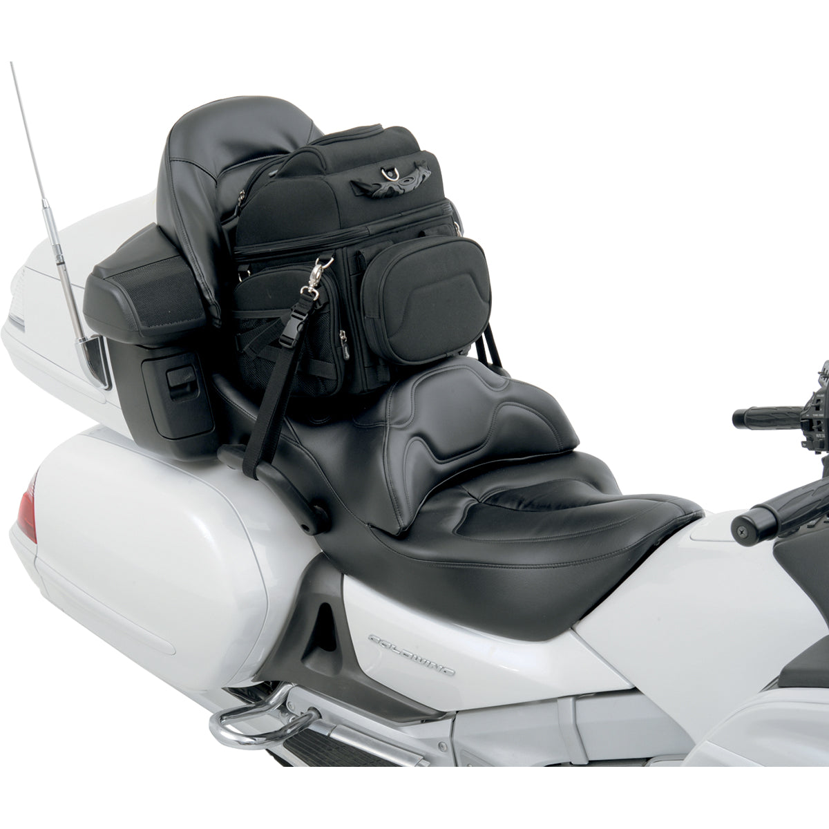 SADDLEMEN BR1800EX Combination Backrest, Seat, and Sissy Bar Bag