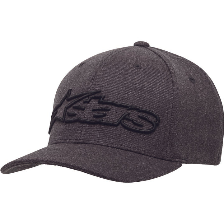 Alpinestars Blaze Flexfit Hat Dark Grey/Black - Front Side View
