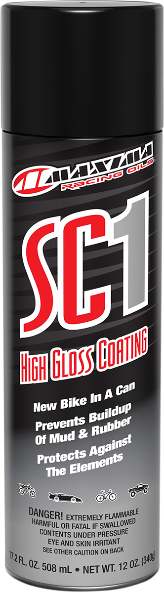 MAXIMA RACING OIL SC1 High Gloss Coating - Silicone Detailer - 12oz - Front View of Can