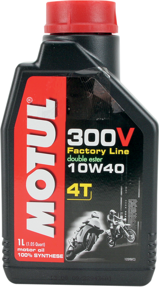 MOTUL 300V Synthestic Ester Oil - 10W-40 - 1 liter