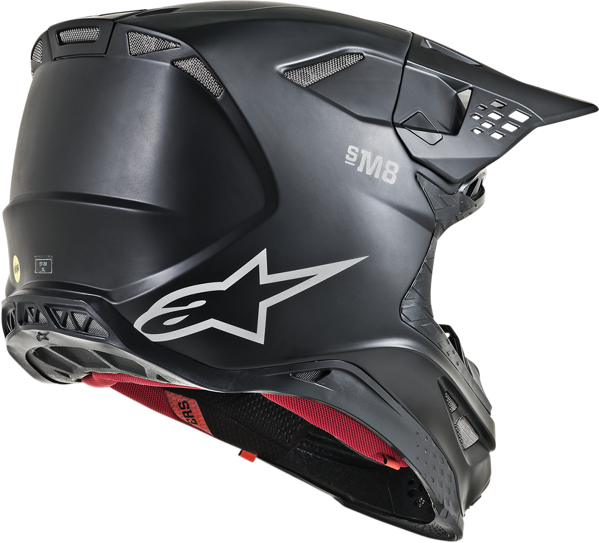 Alpinestars Motocross Supertech M8 Helmet - MIPS - Matte Black