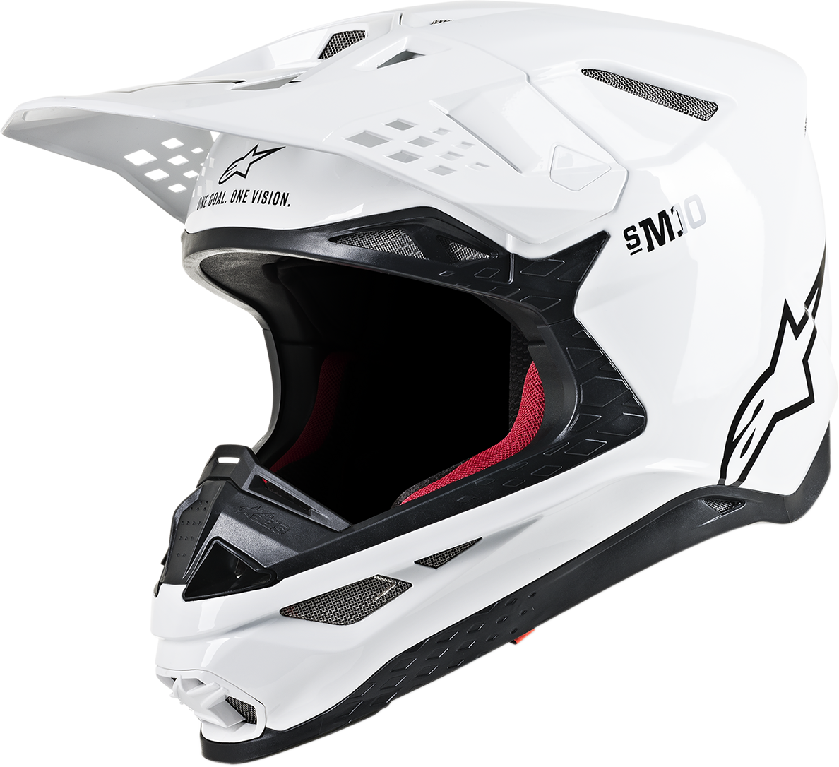 ALPINESTARS Motocross Supertech M10 Helmet - MIPS - White Glossy