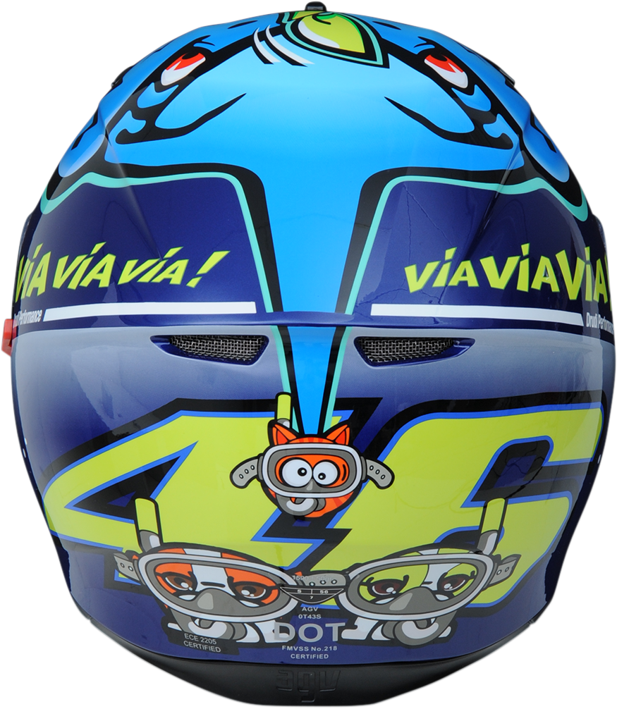 AGV K3 SV Helmet - Rossi Misano 2015