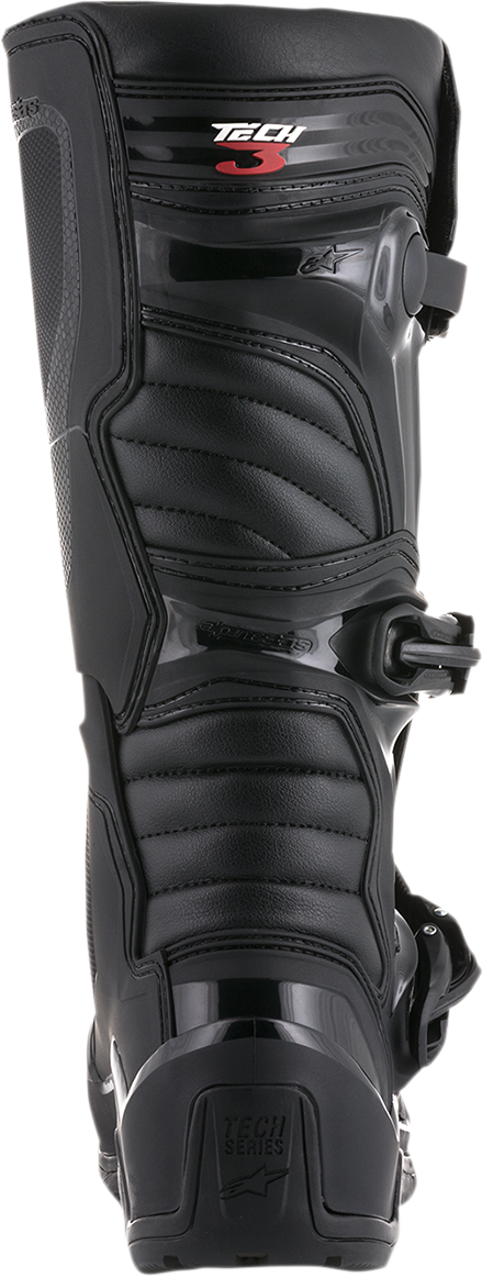 Alpinestars Tech 3 Enduro Boots Black - Rear View