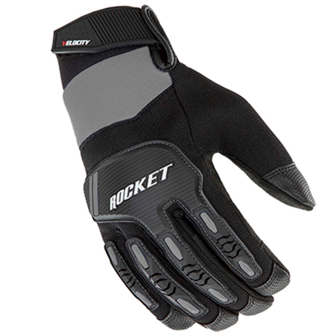 Joe Rocket Velocity 3.0 Glove Silver/Black - Back of Hand View