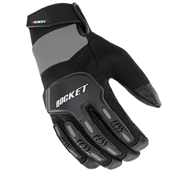 Joe Rocket Velocity 3.0 Glove Silver/Black - Back of Hand View