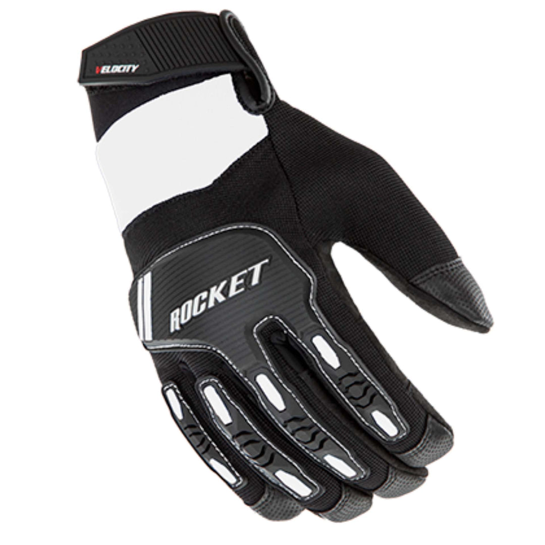 Joe Rocket Velocity 3.0 Glove White/Black - Back of Hand View