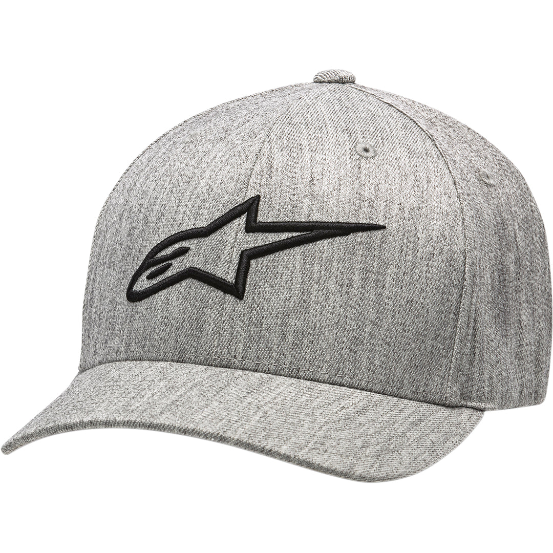 Alpinestars Ageless Curve Hat Heather Gray/Black - Front Side View