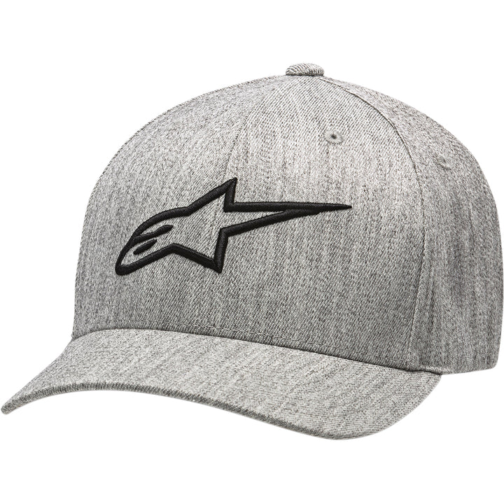 Alpinestars Ageless Curve Hat Heather Gray/Black - Front Side View