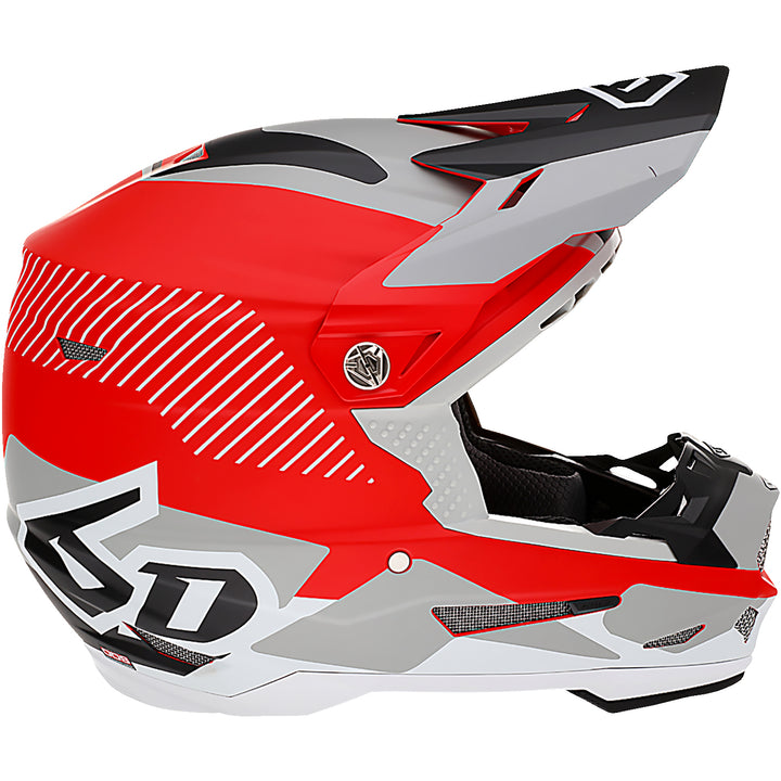 6D Helmets ATR-2 Fusion Helmet Red - Right Side View