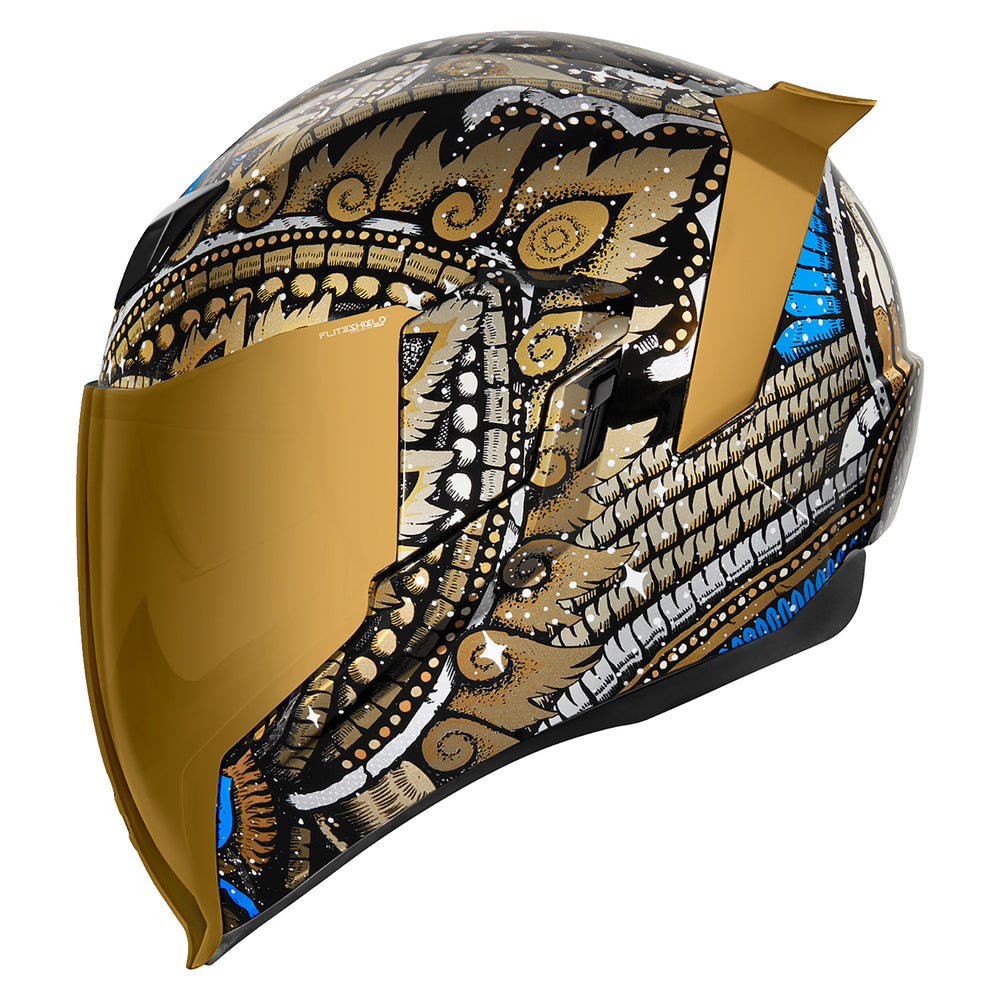 ICON Airflite™ Daytripper Helmet Gold - Left Side View
