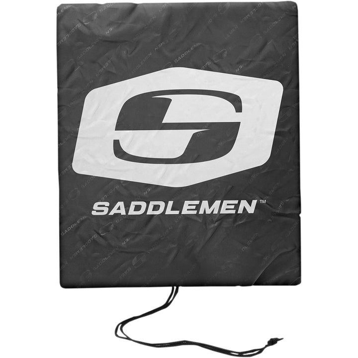 SADDLEMEN BR2200 Tactical Backrest Bag - Flat View of Waterproof Cover