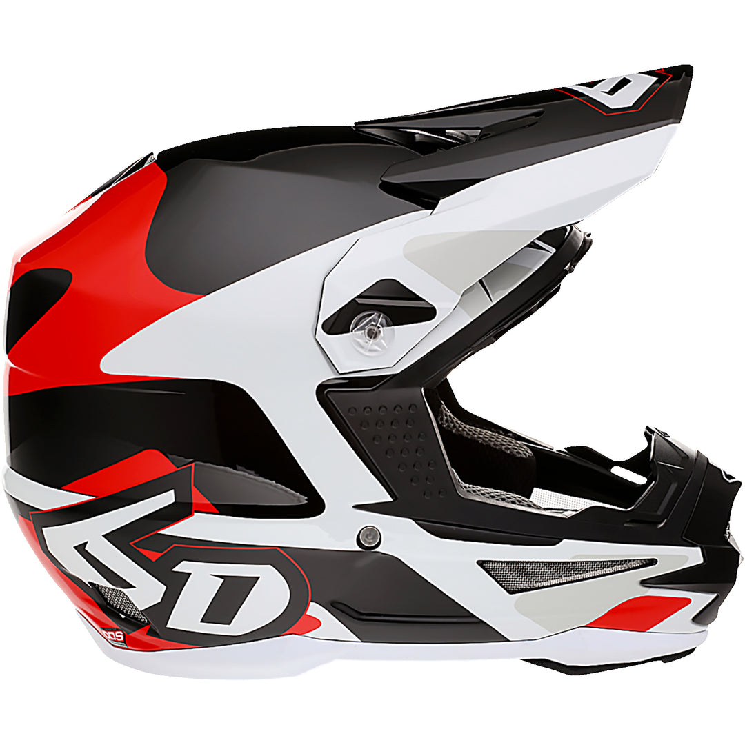 6D Helmets ATR-1 Apex Helmet Red - Right Side View