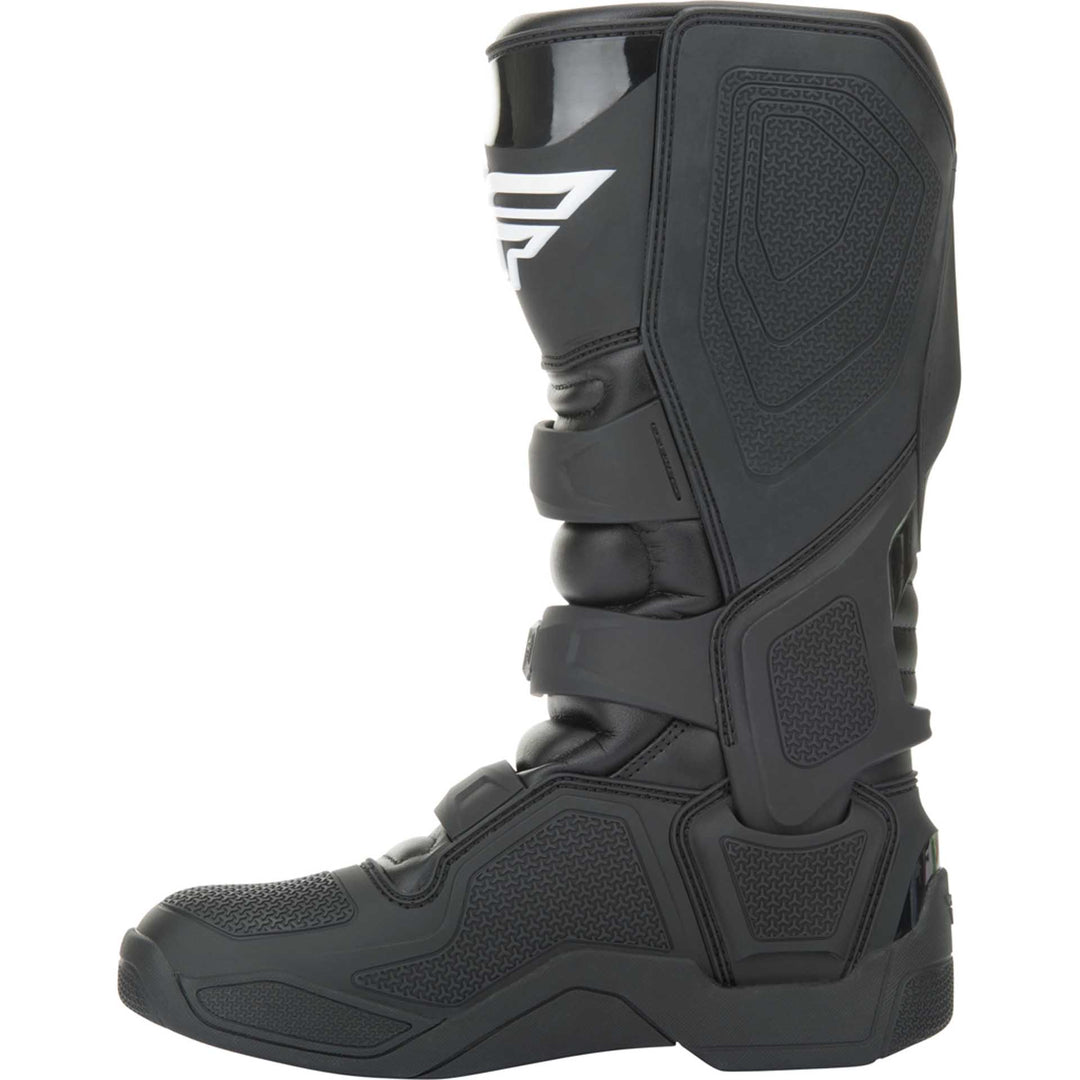 Fly Racing FR5 Boots Black - Inner Side View