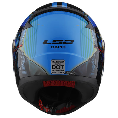LS2 Helmets Rapid Mach II Motorcycle Full Face Helmet