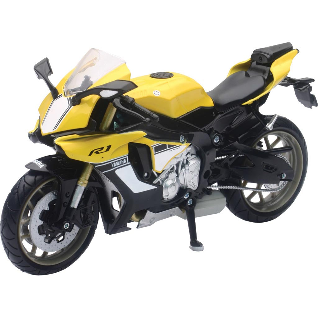 New-Ray Toys Nr Yamaha Yzf-R1 '16 Yel 1:12 - Front Side View of Replica
