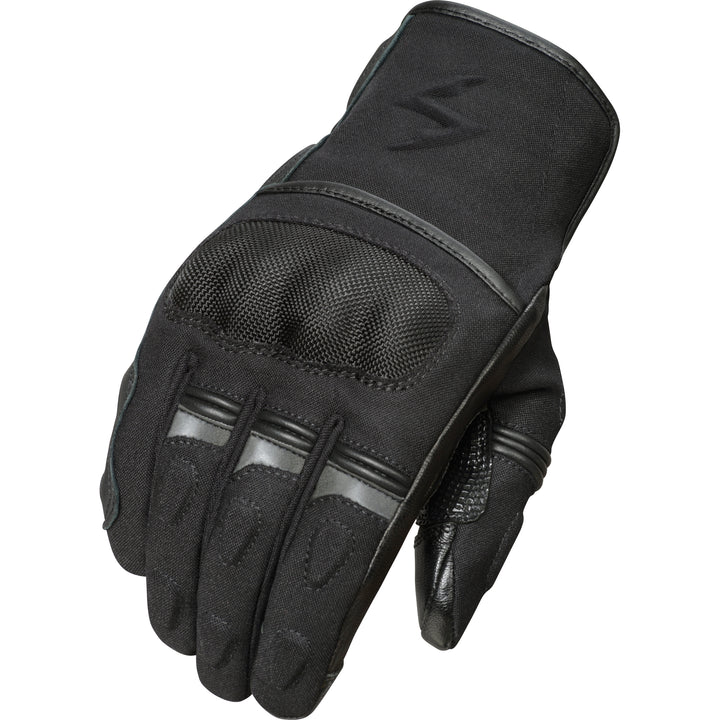 SCORPION EXO Tempest Short Gloves Black - Back of Hand View