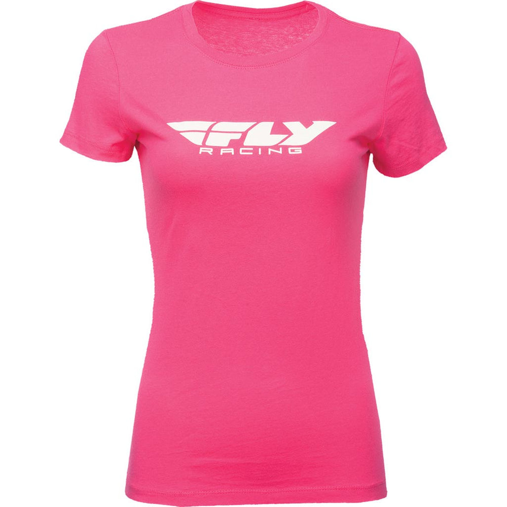 Fly Corporate Womens Tee Raspberry - Front View