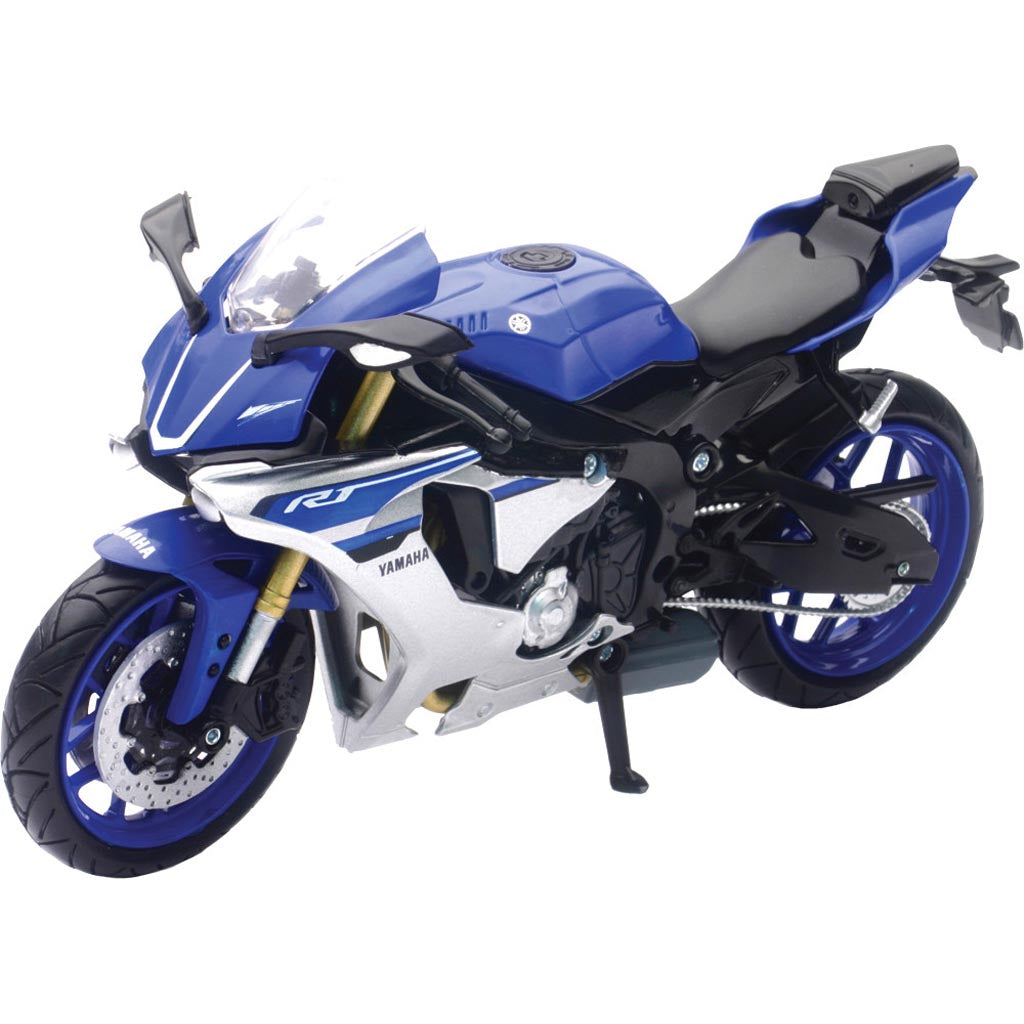 New-Ray Toys Nr Yamaha Yzf-R1 '16 Blue 1:12 - Front Side View of Replica