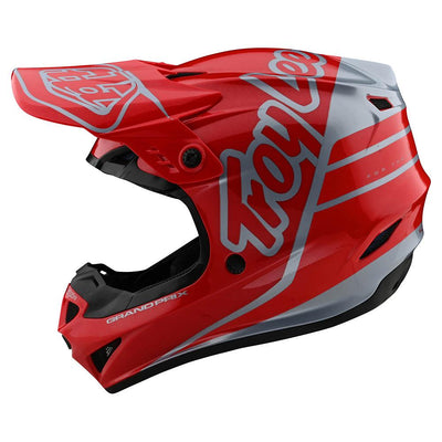 Troy Lee Designs GP Helmet Silhouette Red / Silver