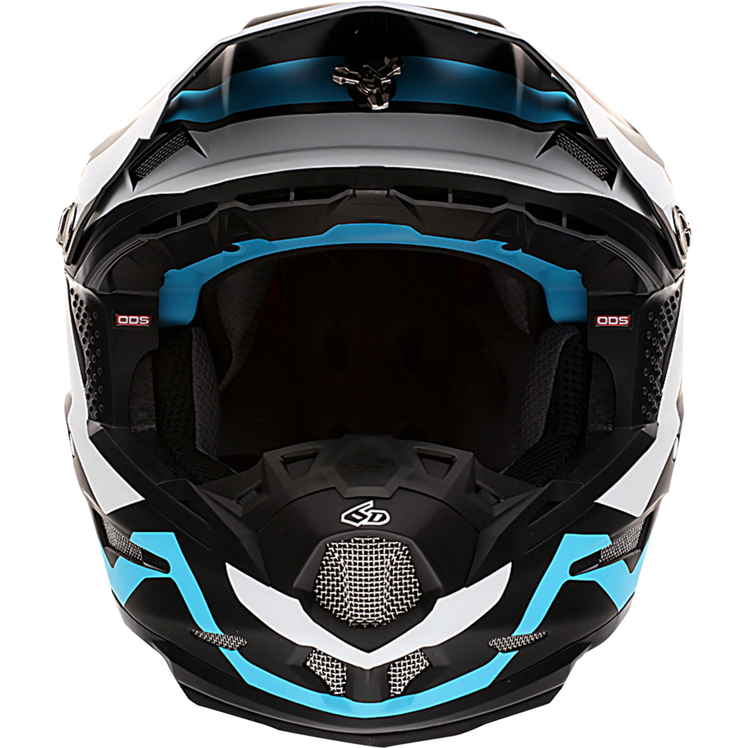 6D Helmets ATR-2 Drive Helmet Cyan - Front View
