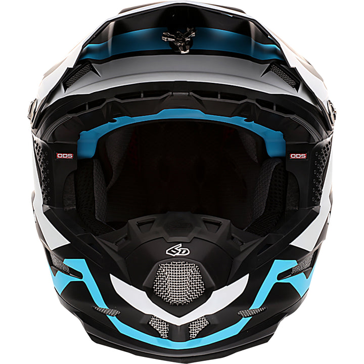 6D Helmets ATR-2 Drive Helmet Cyan - Front View