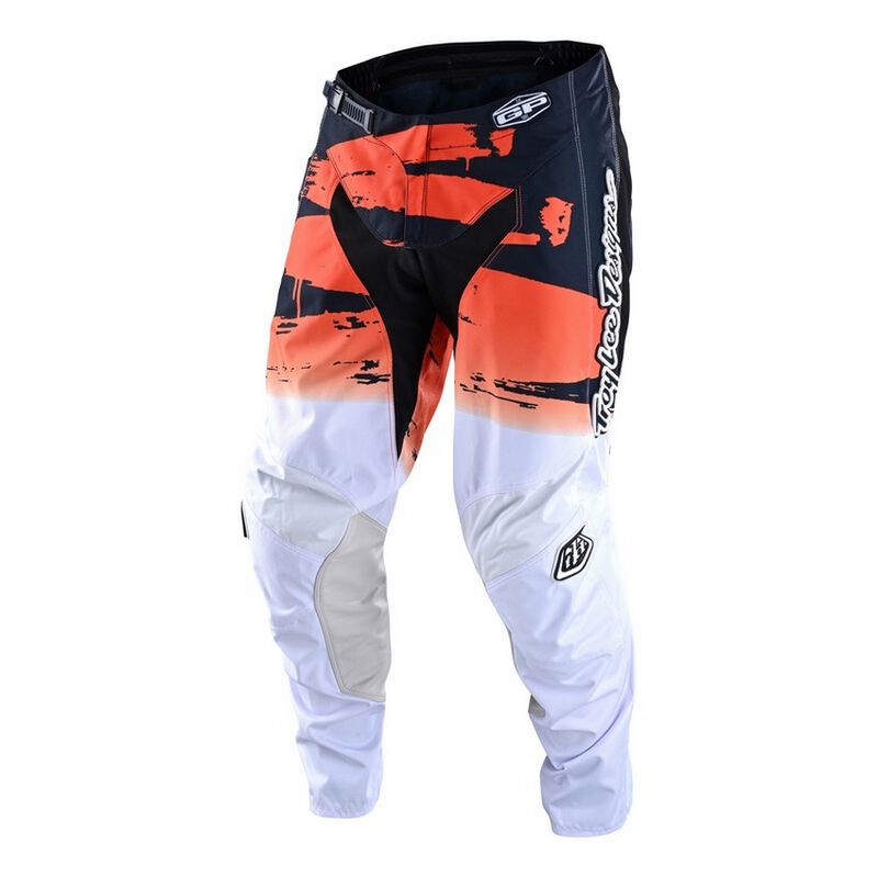Troy Lee Designs GP Brushed Team Youth Pants - Navy/Orange Size 18