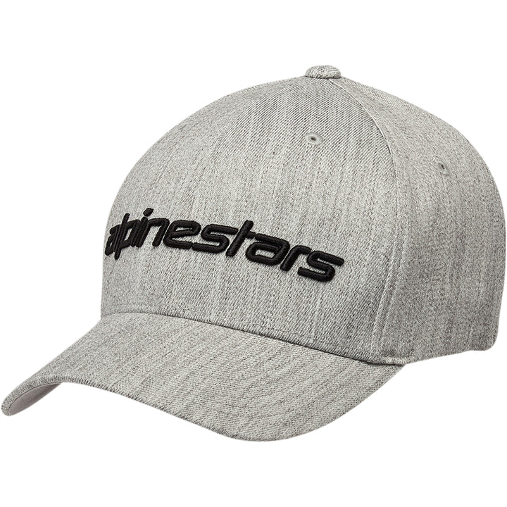 Alpinestars Linear Hat Heather Gray/Black - Front Side View