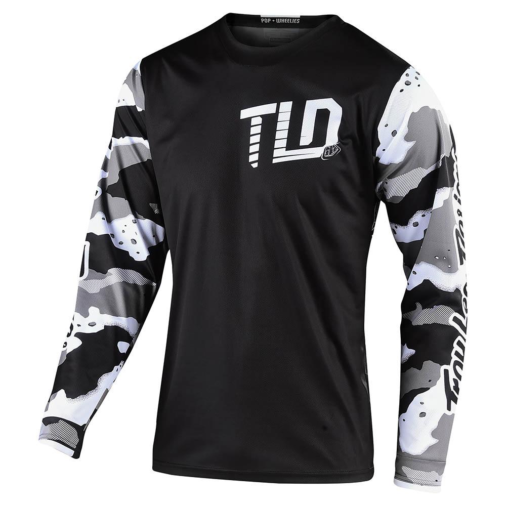 Troy Lee Designs GP Jersey Camo White / Black - Front View