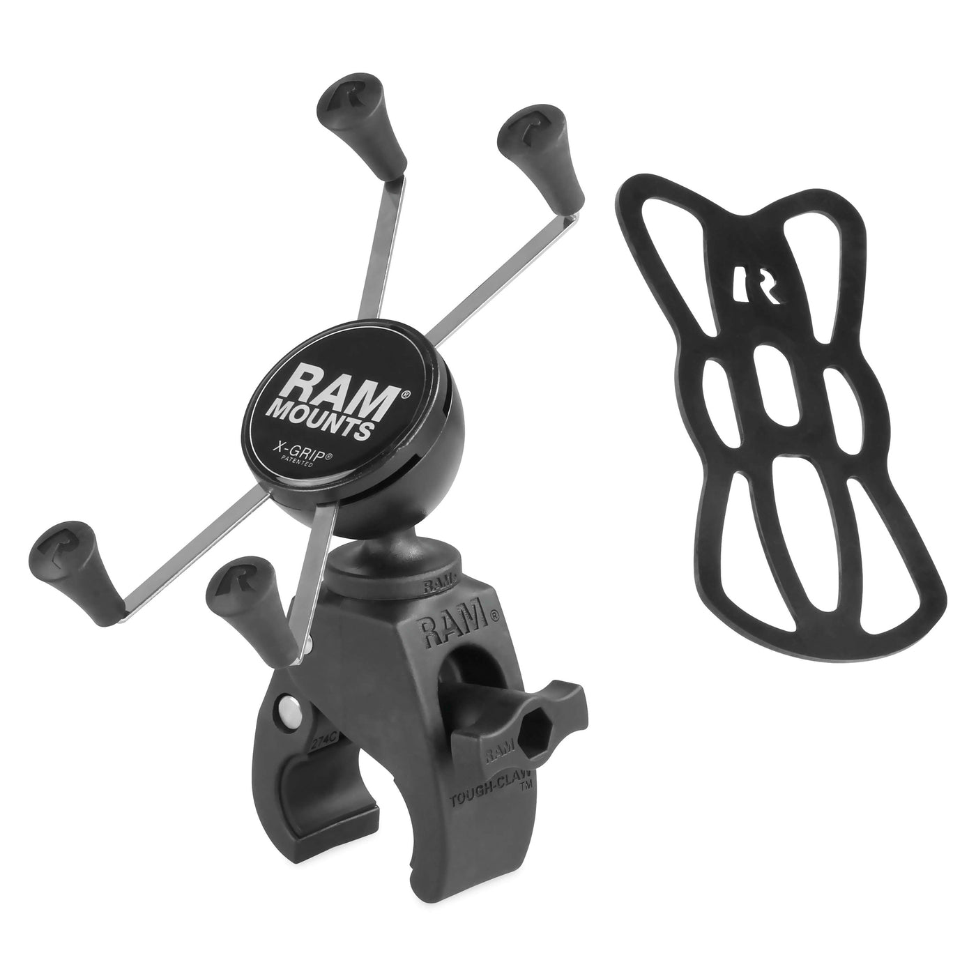 Ram Mounts Tough-claw Mount With X-grip Cradle - Phablet Phones